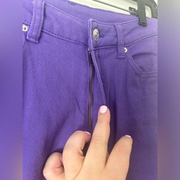 Purple Divided by H & M jeans size 8 - Picture 3 of 5